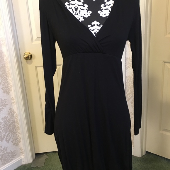 🛍🎁Black Tunic Dress “Made In Italy”  Sz M - Picture 6 of 6